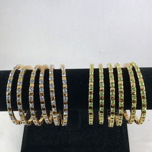 Bundle Set of 12 Joan Rivers flex cuff bracelets